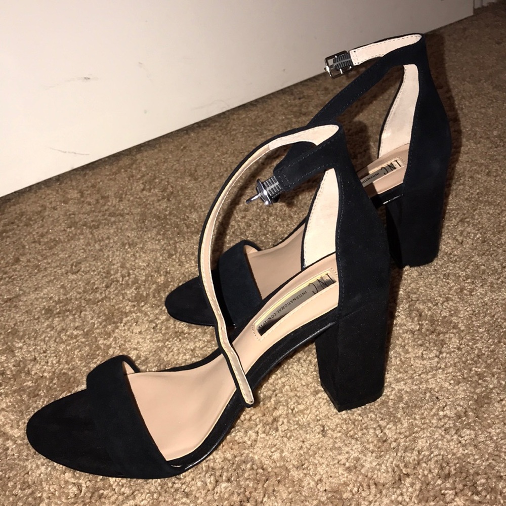 NWOT I.N.C Black Heeled Sandals